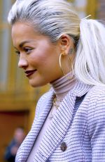 RITA ORA Leaves Z100 Studio in New York 01/17/2019