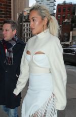 RITA ORA Out and About in New York 01/17/2019