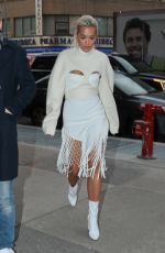 RITA ORA Out and About in New York 01/17/2019