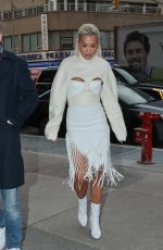 RITA ORA Out and About in New York 01/17/2019