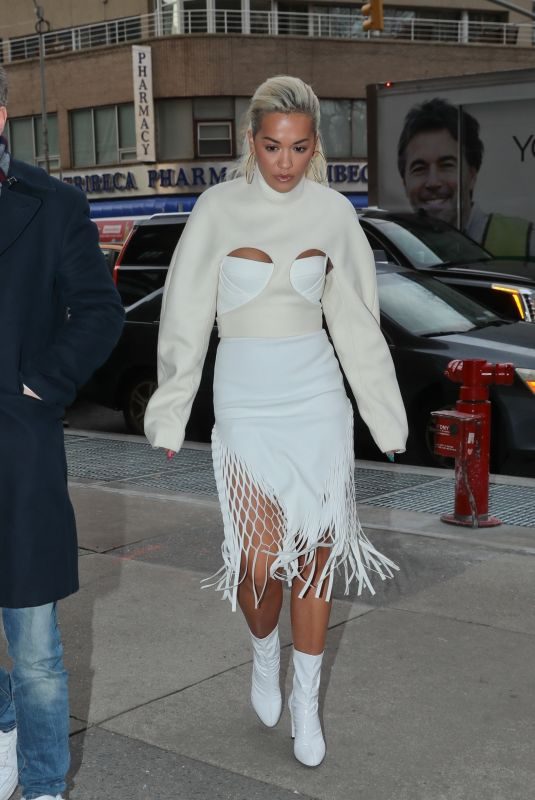 RITA ORA Out in New York 01/17/2019