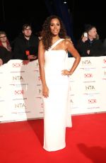 ROCHELLE HUMES at 2019 National Televison Awards in London 01/22/2019