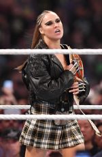 RONDA ROUSEY and SASHA BANKS at WWE
