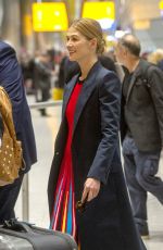 ROSAMUND PIKE at Heathrow Airport in London 01/08/2019