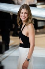 ROSAMUND PIKE at IWC Booth at Maison
