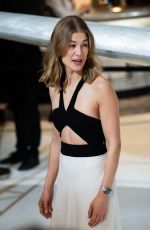ROSAMUND PIKE at IWC Booth at Maison