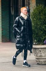ROSE MCGOWAN Arrives at Bowery Hotel in New York 01/23/2019