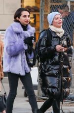 ROSE MCGOWAN Out with a Friend in New York 01/28/2019