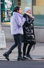 ROSE MCGOWAN Out with a Friend in New York 01/28/2019
