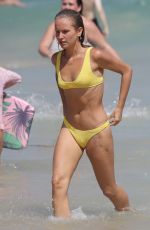 SAILOR BRINKLEY in Yellow Bikini at Bondi Beach in Sydney 01/26/2019
