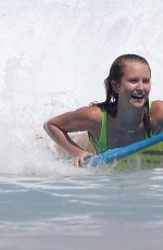 SAILRO BRINKLEY in BIkini Out Surfing 01/21/2019