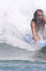 SAILRO BRINKLEY in BIkini Out Surfing 01/21/2019