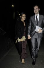 SAIR KHAN Arrives Tina O’Brien’s Wedding Day in Manchester 12/31/2018
