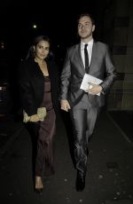 SAIR KHAN Arrives Tina O’Brien’s Wedding Day in Manchester 12/31/2018
