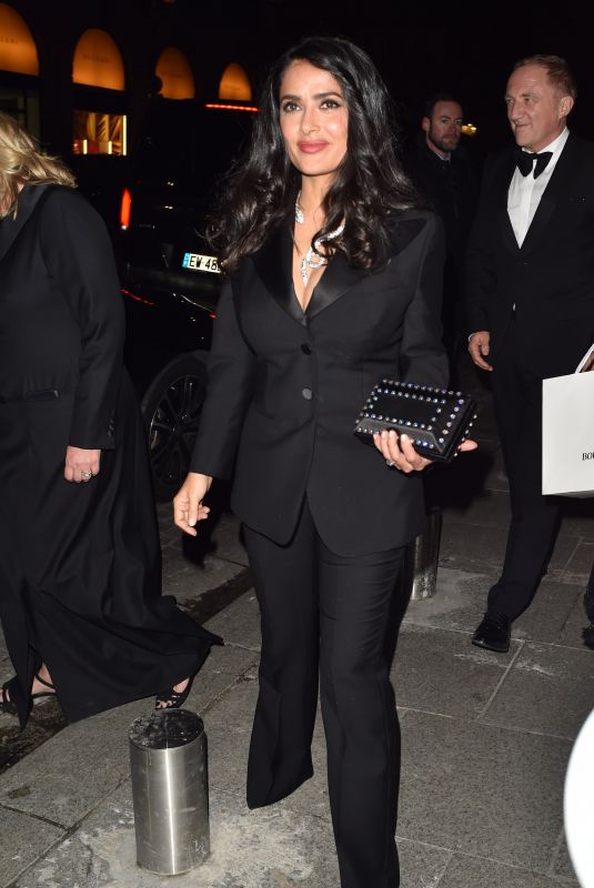 SALMA HAYEK at Boucheron Cocktail Party in Paris 01/20/2019