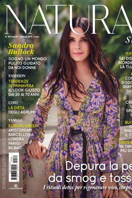 SANDRA BULLOCK in Natural Style Magazine, February 2019
