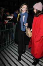 SAOIRSE RONAN Arrives at BBC Radio 2 in London 01/18/2019