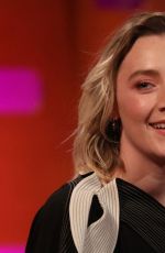 SAOIRSE RONAN at Graham Norton Show in London 01/17/2019