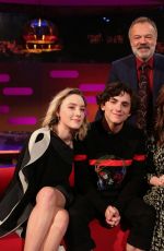 SAOIRSE RONAN at Graham Norton Show in London 01/17/2019