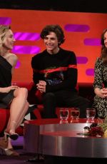 SAOIRSE RONAN at Graham Norton Show in London 01/17/2019