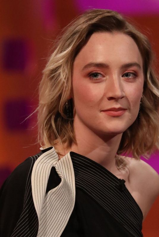 SAOIRSE RONAN at Graham Norton Show in London 01/17/2019