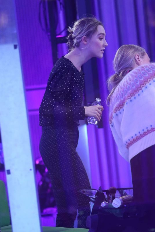 SAOIRSE RONAN at The One Show in London 01/10/2019