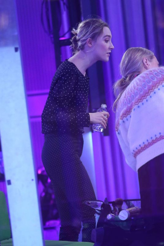 SAOIRSE RONAN at The One Show in London 01/10/2019