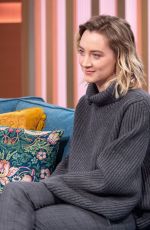 SAOIRSE RONAN at This Morning in London 01/17/2019