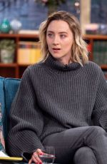 SAOIRSE RONAN at This Morning in London 01/17/2019