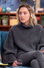 SAOIRSE RONAN at This Morning in London 01/17/2019