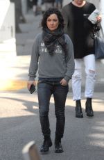 SARA GILBERT Out Shopping in Beverly Hills 01/30/2019