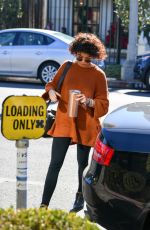 SARAH HYLAND at Nine Zero One Salon in West Hollywood 04/01/2019