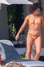 SARAH HYLAND in Bikini on Vacation in Playa Del Carmen 01/04/2019