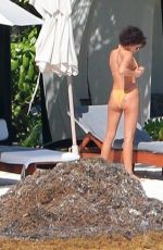 SARAH HYLAND in Bikini on Vacation in Playa Del Carmen 01/04/2019