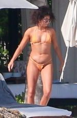 SARAH HYLAND in Bikini on Vacation in Playa Del Carmen 01/04/2019