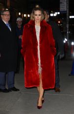 SARAH PAULSON Arrives at Late Show in New York 01/17/2019