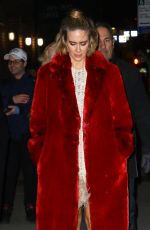 SARAH PAULSON Arrives at Late Show in New York 01/17/2019