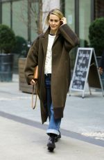 SARAH PAULSON Leaves Crosby Hotel in New York 01/16/2019