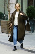 SARAH PAULSON Leaves Crosby Hotel in New York 01/16/2019