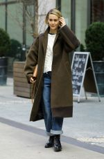 SARAH PAULSON Leaves Crosby Hotel in New York 01/16/2019