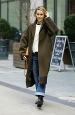 SARAH PAULSON Leaves Crosby Hotel in New York 01/16/2019