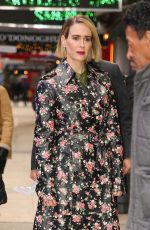 SARAH PAULSON Out and About in New York 01/17/2019