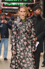 SARAH PAULSON Out and About in New York 01/17/2019