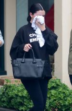 SELENA GOMEZ Heading to Pilates Class in Los Angeles 01/16/2019