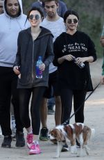 SELENA GOMEZ Out Hiking with Friends in Los Angeles 01/04/2019