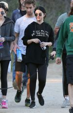 SELENA GOMEZ Out Hiking with Friends in Los Angeles 01/04/2019
