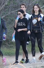 SELENA GOMEZ Out Hiking with Friends in Los Angeles 01/04/2019