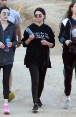 SELENA GOMEZ Out Hiking with Friends in Los Angeles 01/04/2019