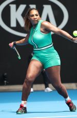 SERENA WILLIAMS at 2019 Australian Open at Melbourne Park 01/15/2019