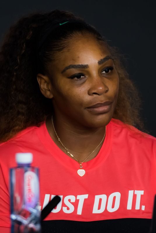 SERENA WILLIAMS at 2019 Australian Open Press Conference at Melbourne Park 01/17/2019